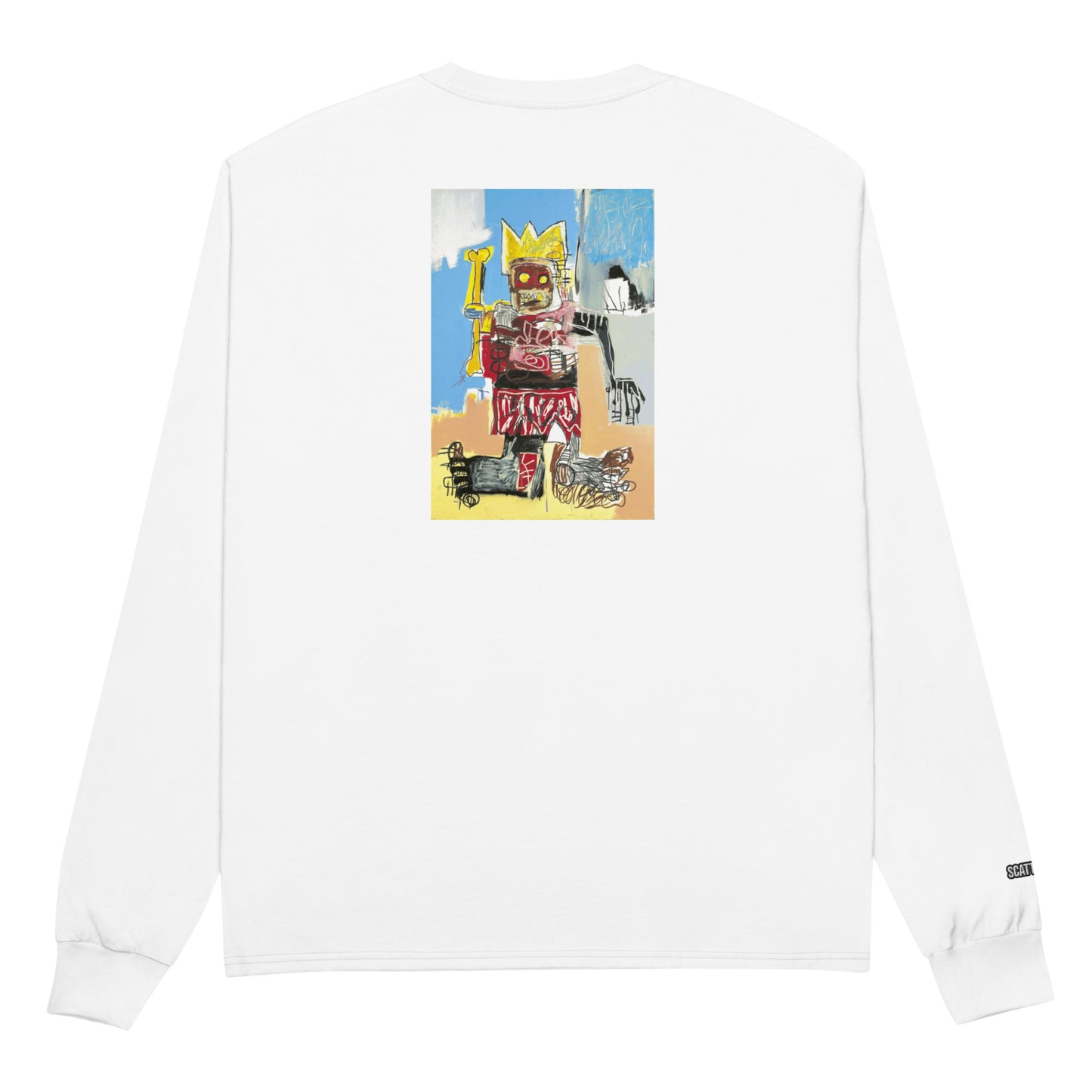 Jean-Michel Basquiat "Untitled" Artwork Champion Crewneck Long Sleeve Shirt